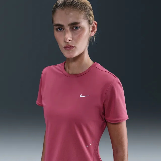 Nike Swift Women's Dri-FIT Short-Sleeve Running Top - Purple - Recycled Polyester Minimum