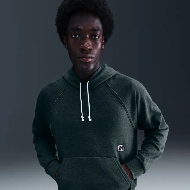 Nike Gym Heritage Men's Dri-FIT Fleece Training Top - Green - Fleece