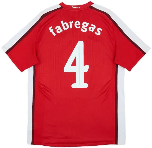 2008-10 Arsenal Home Shirt Fabregas #4 - 6/10 - (L)