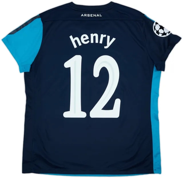 2011-12 Arsenal Away Shirt Henry #12 - 7/10 - (Women's XL)