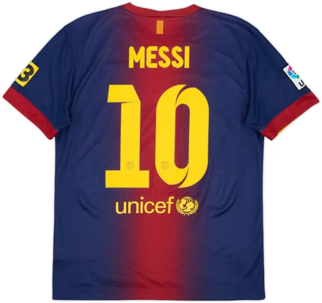 2012-13 Barcelona Home Shirt Messi #10 - 6/10 - (M)