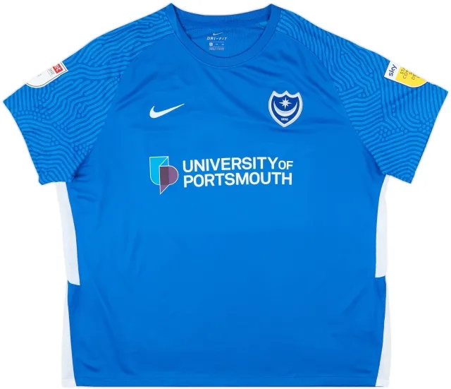 2021-22 Portsmouth Home Shirt - 10/10 - (3XL)