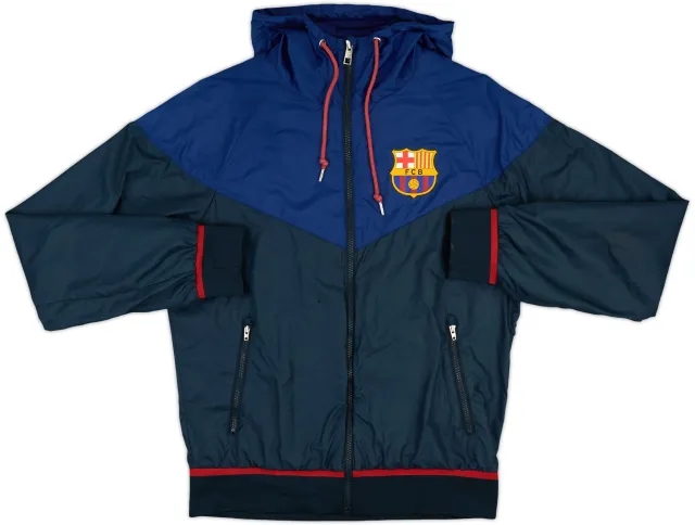 2015-16 Barcelona Nike Hooded Track Jacket - 6/10 - (S)
