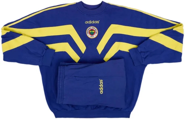 1995-96 Fenerbahce adidas Tracksuit - 9/10 - (L)
