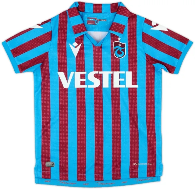 2021-22 Trabzonspor Home Shirt - 10/10 - (S.Boys)