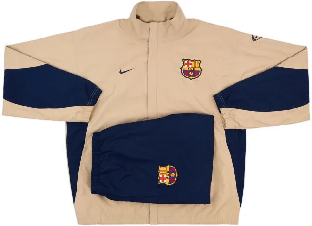 2003-04 Barcelona Nike Tracksuit - 9/10 - (L)