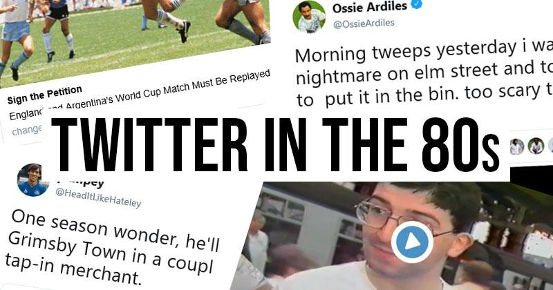 Jonny Sharples: Football Twitter in the 80s